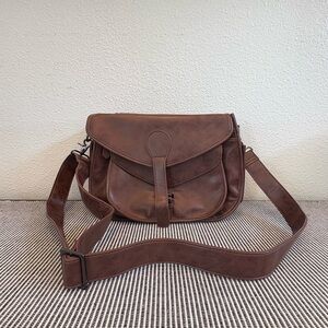 Vintage Purple Relic Shoulder Camera Bag